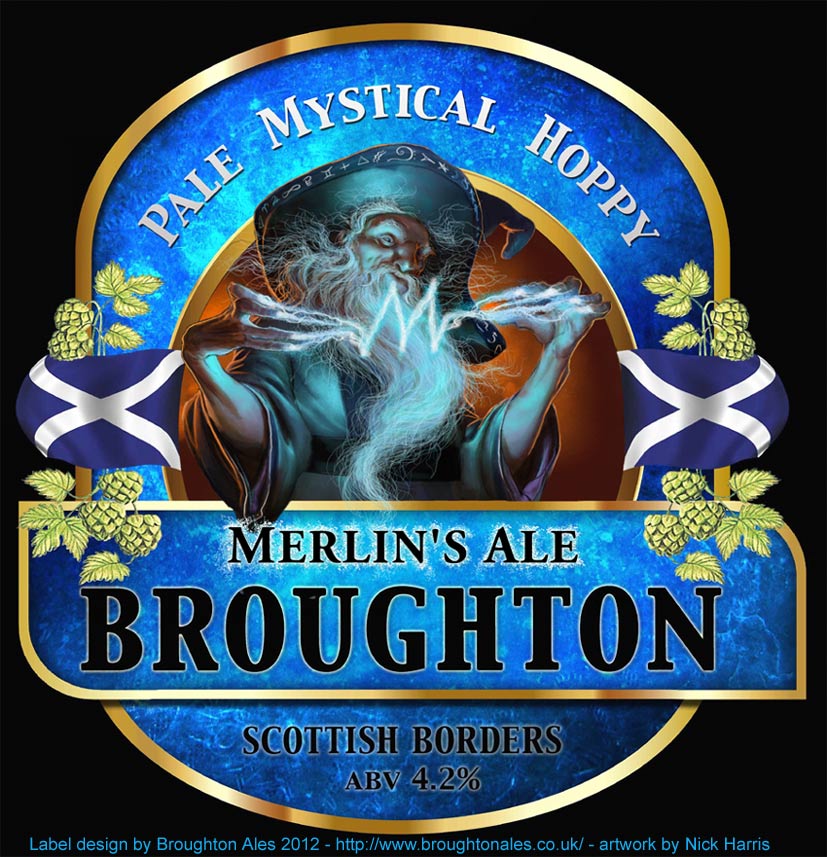 Merlin Ale Label