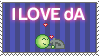 I LOVE dA Stamp by rJoyceyy