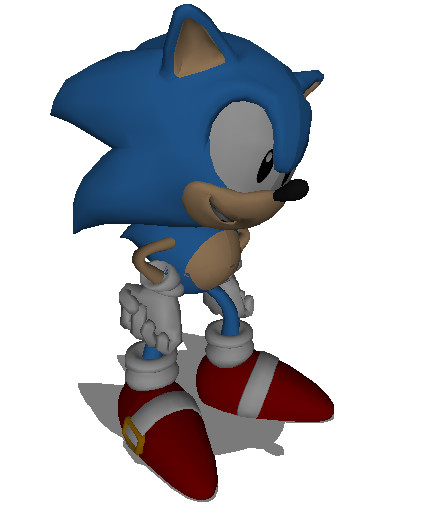 classic sonic pose