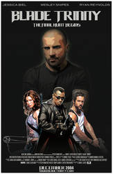 Fan made Blade Trinity Movie Poster