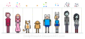 Adventure Time Pixel People