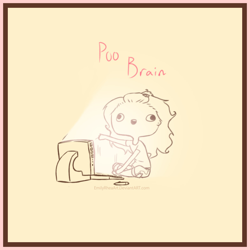 Poo Brain by EmilyRheaArt on DeviantArt