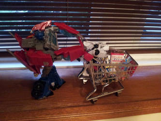 Optimus goes shopping!