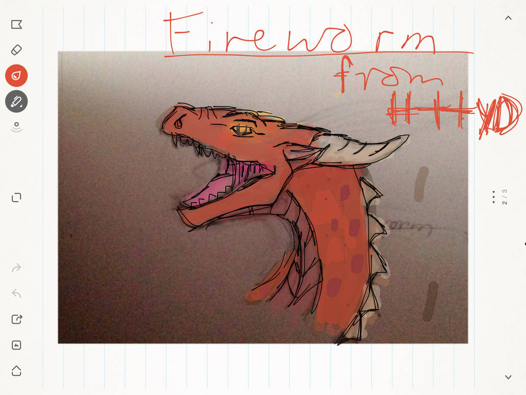 Fireworm Draw Fireworm(colored) by Wolves77 on DeviantArt