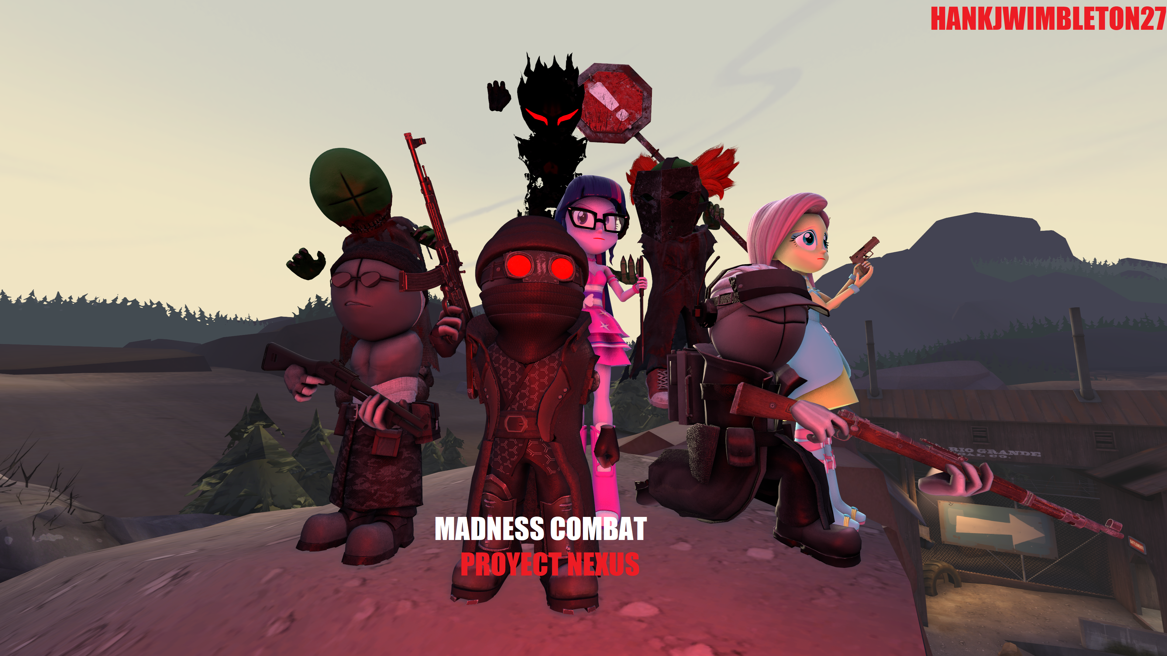 Madness Combat Wallpaper Recreation (Downloadable Ver.) by  Consternation4498 on Newgrounds