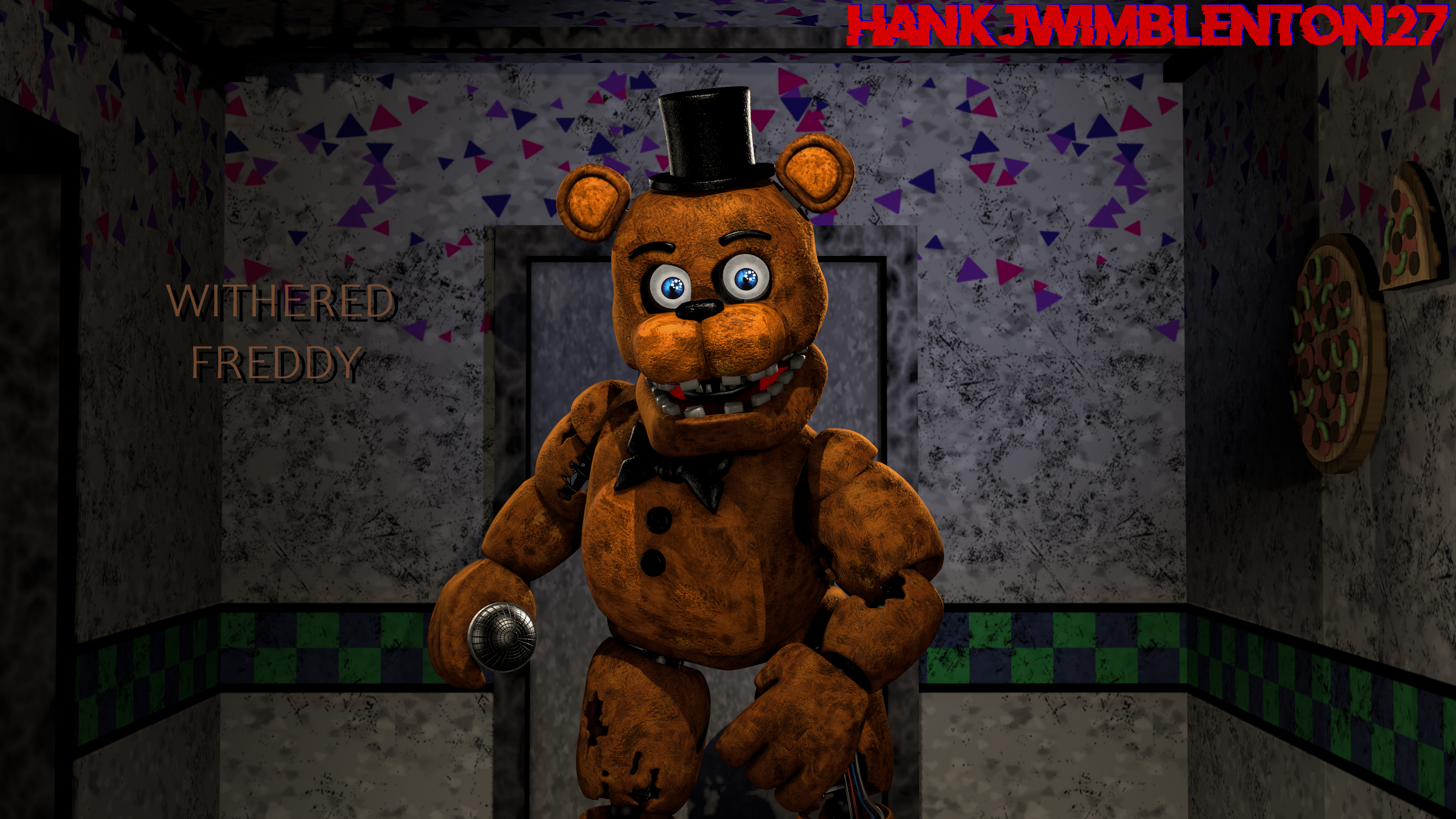 FNaF C4D  FNaF 2 Withered Freddy Office Remake V1 by BrussPictures on  DeviantArt