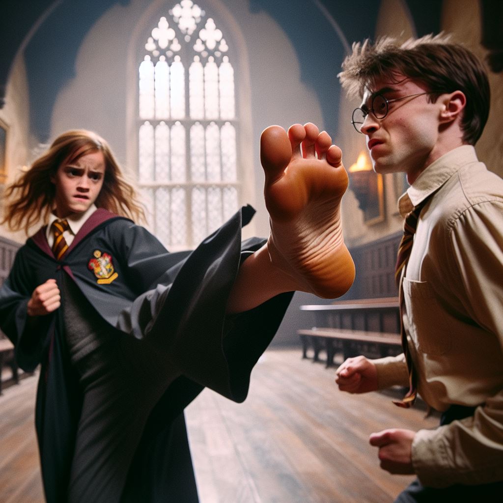 Hermione Granger vs. Harry Potter by gradbulle on DeviantArt