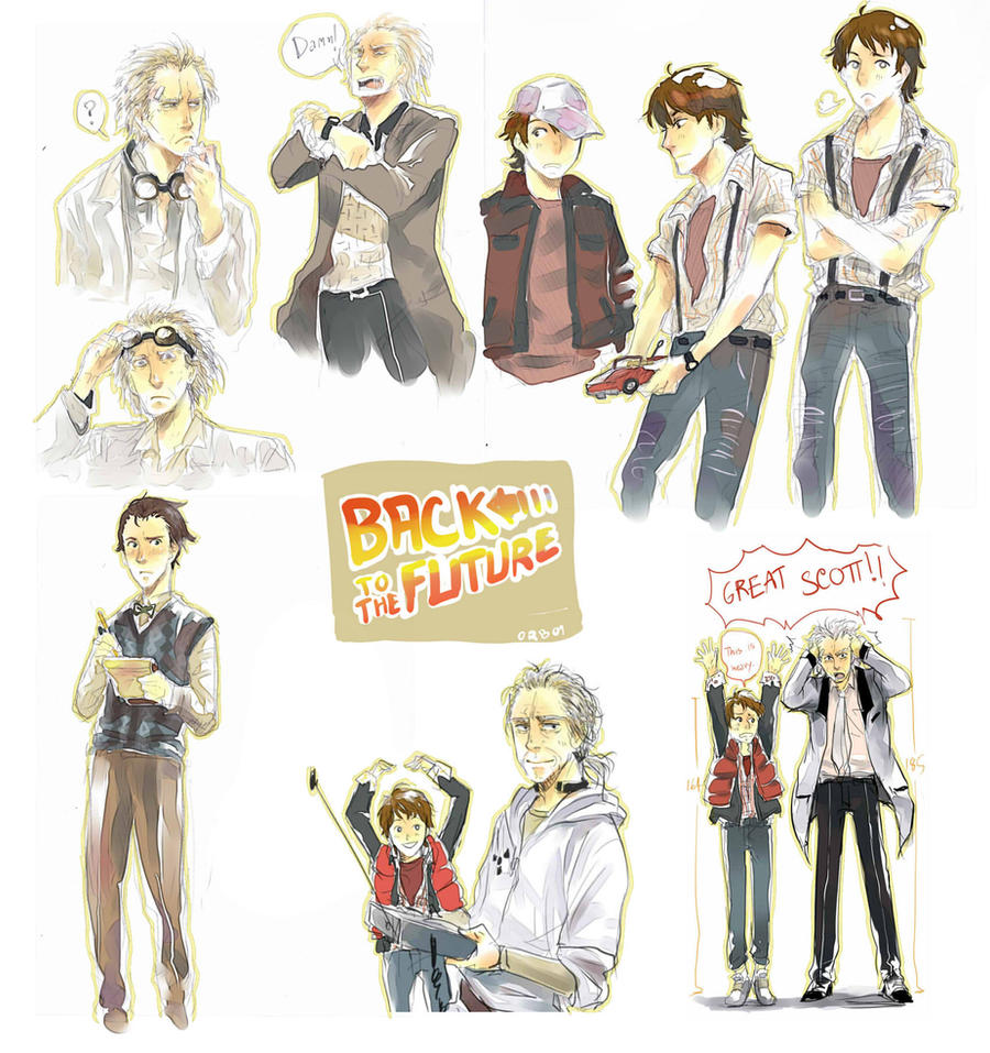 Btf Craft BTTF sketch dump by orb01 on DeviantArt