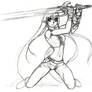 Barbarian Girl -sketch-