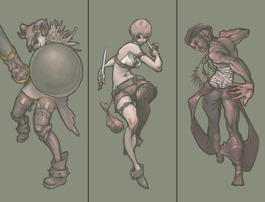 The Traditional Trio by Jacinthe
