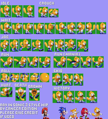 Sonic 3 but I messed with the sprite — Weasyl