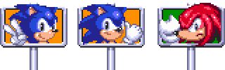Sonic Fall Sign Posts Sonic CD Signpost (Sonic 3 style) by CancerEdition on DeviantArt