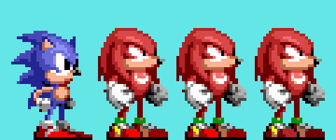 PC / Computer - Sonic Mania - Knuckles the Echidna - The Spriters Resource