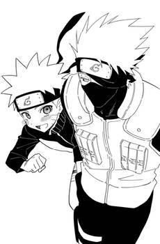 Naruto and Kakashi