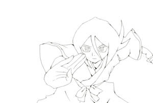 Bleach - Rukia Kuchiki lineart