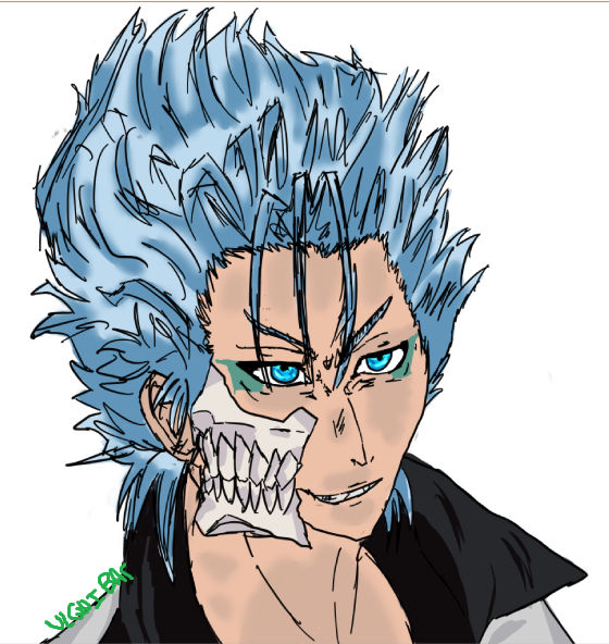 Grimmjow Sketch color By Clear44 On DeviantArt grimmjow-sketch-color-by-clear44-on-deviantart