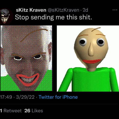 Baldi Is This Ragebait Baldi by TheSamsung99 on DeviantArt