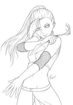 Ino Yamanaka LineArt