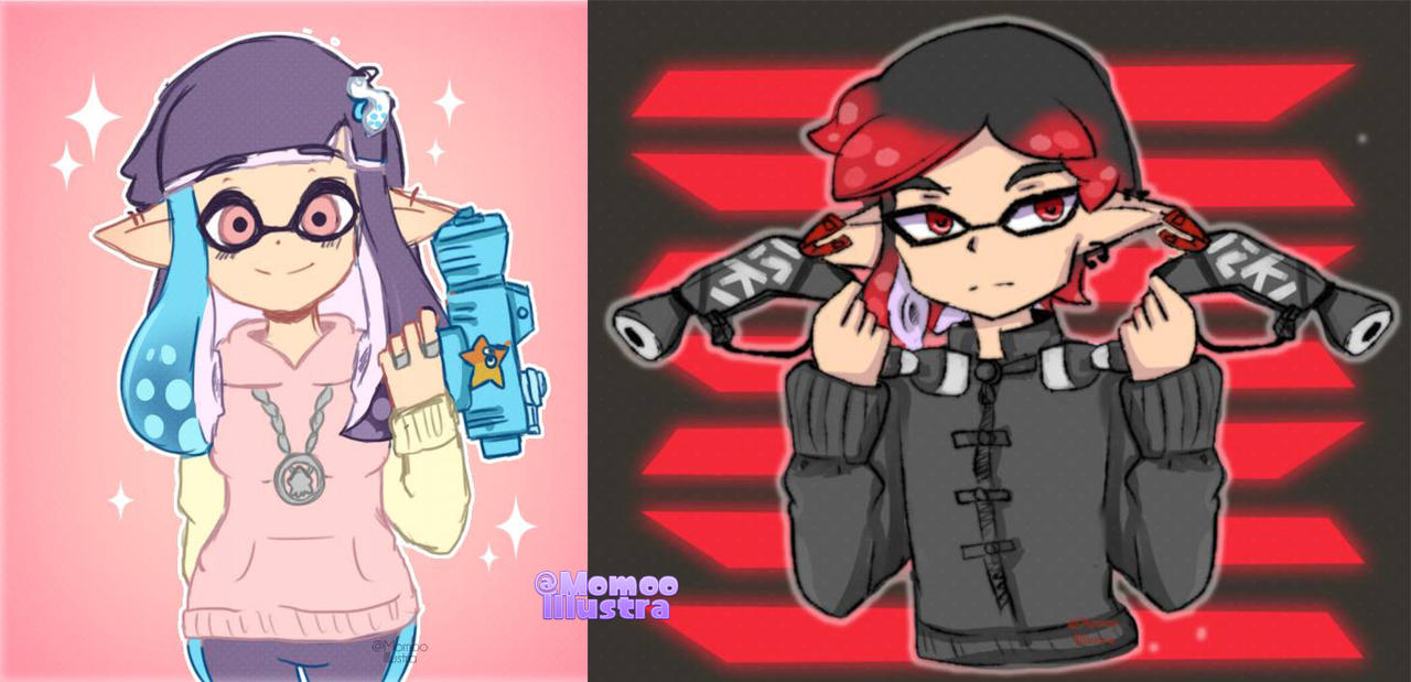 Inkling Sketches by Momo-Kuun on DeviantArt
