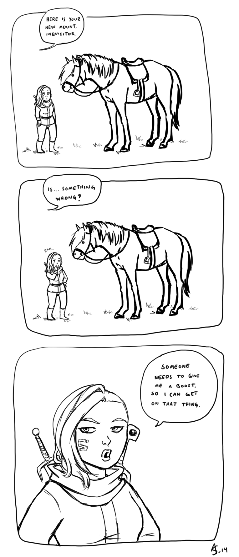 Dwarf and the Horse