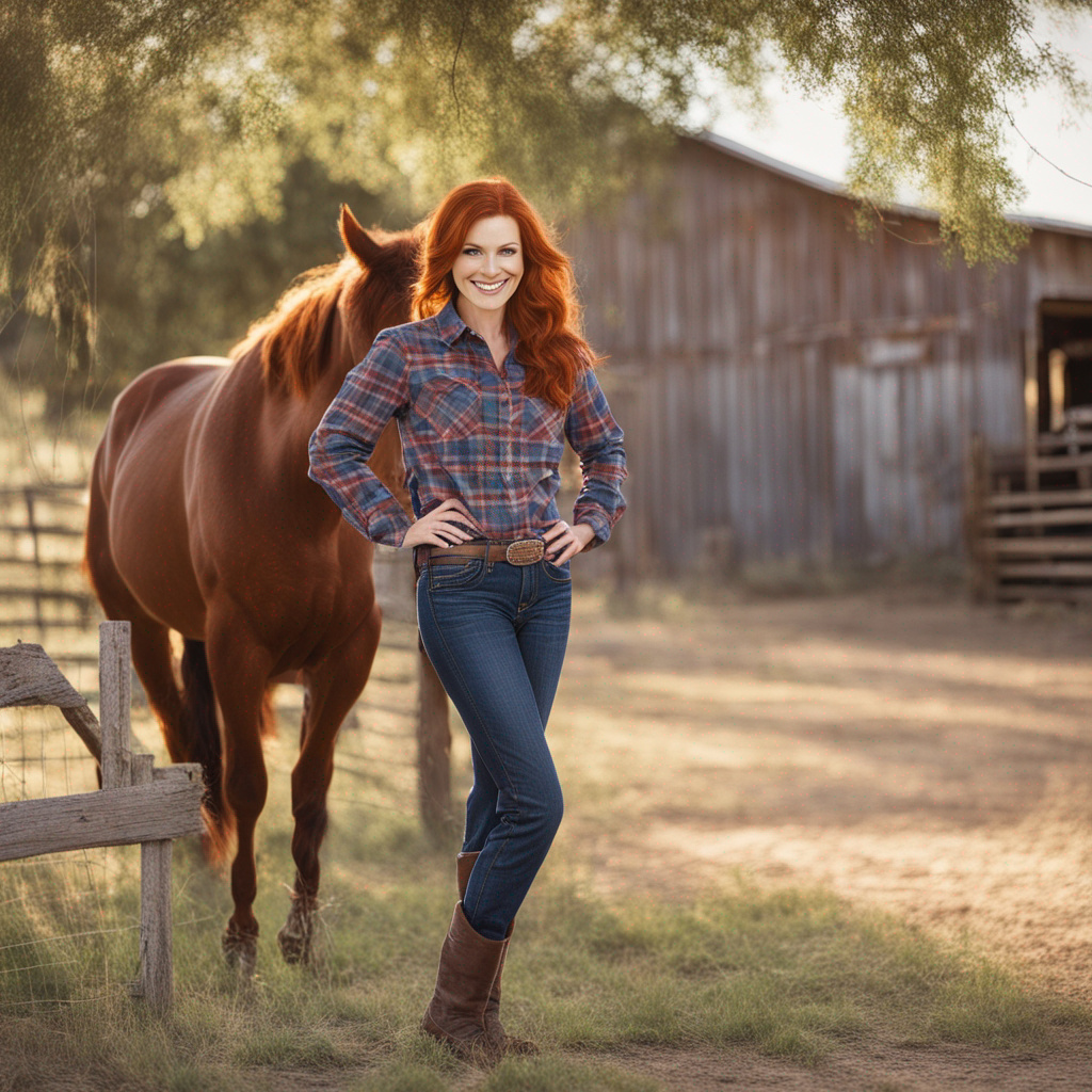 Redhead Ranch #ranch, Oklahoma horse ranch, redhead woman in fla by Lizzy5454 on ...