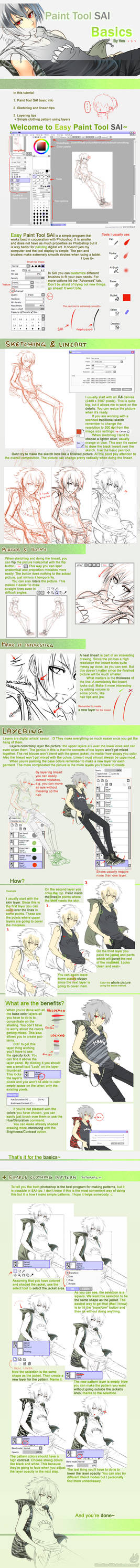 Paint Tool SAI Basics tutorial by BloodlineV