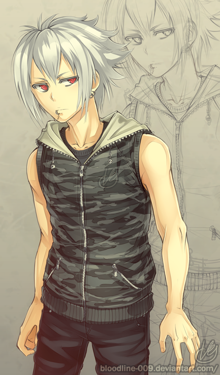 Anime sleeveless hoodie hotsell
