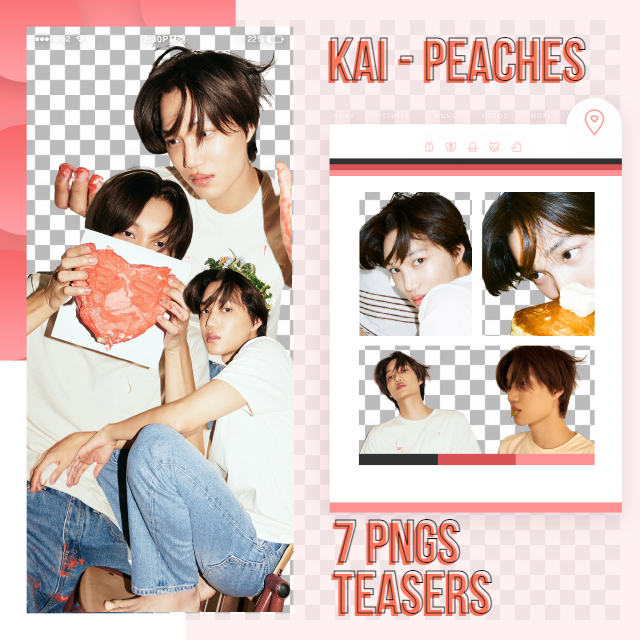 PNG PACK KAI FOR PEACHES (TEASERS) 2.0 by starcolors13 on DeviantArt