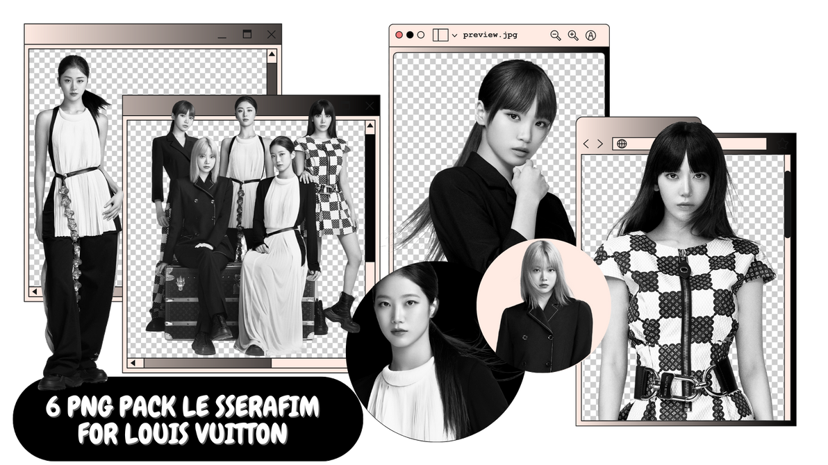 LE SSERAFIM Star in Louis Vuitton's New Campaign