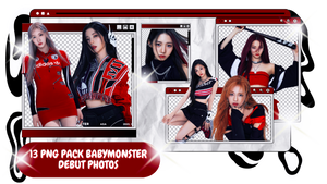 PNG PACK BABYMONSTER DEBUT PHOTOS