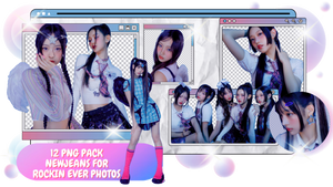 PNG PACK NEWJEANS FOR ROCKIN EVER PHOTOS