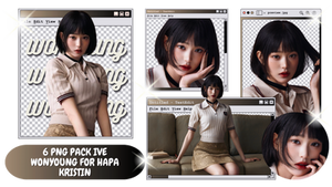 PNG PACK IVE WONYOUNG FOR HAPA KRISTIN