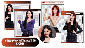 PNG PACK AESPA MISE EN ESCENE