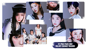 PNG PACK RED VELVET COSMIC TEASERS
