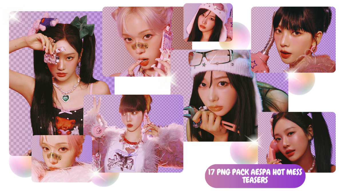 PNG PACK AESPA HOT MESS TEASERS by starcolors13 on DeviantArt PNG PACK AESPA HOT MESS TEASERS by starcolors13 on DeviantArt