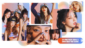 PNG PACK GIDLE I SWAY BEAT VER SCANS