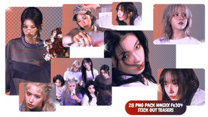 PNG PACK NMIXX Fe3O4 STICK OUT TEASERS