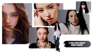 PNG PACK MEOVV DEBUT PHOTOS