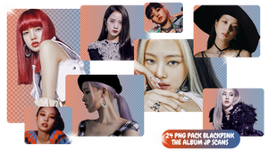 PNG PACK BLACKPINK THE ALBUM JP SCANS