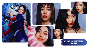 PNG PACK ITZY GOLD TEASERS