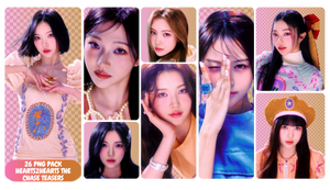 PNG PACK HEARTS2HEARTS THE CHASE TEASERS
