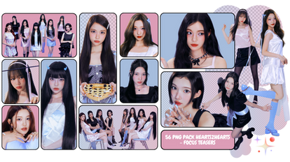 PNG PACK HEARTS2HEARTS - FOCUS TEASERS