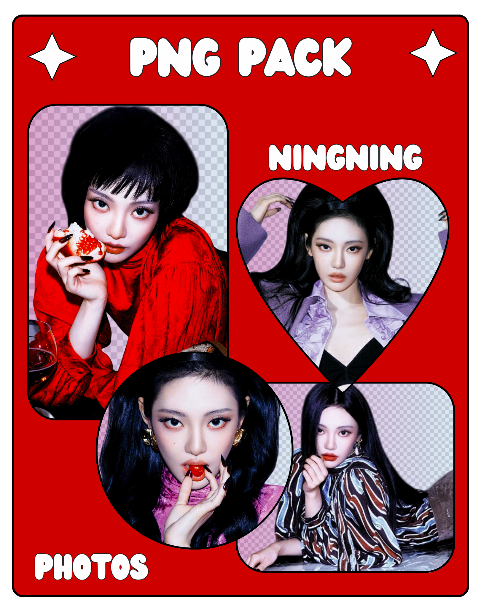 PNG PACK AESPA NINGNING X HARPER BAZAAR