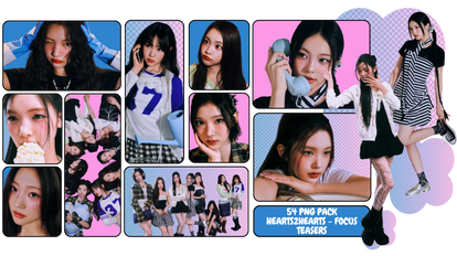 PNG PACK HEARTS2HEARTS - FOCUS TEASERS