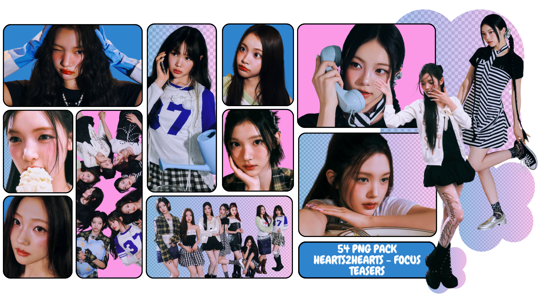 PNG PACK HEARTS2HEARTS - FOCUS TEASERS