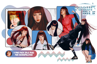 PNG PACK IDLE YUQI FOR COSMOPOLITAN