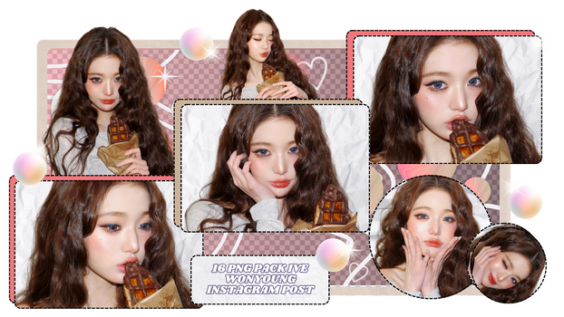 PNG PACK IVE WONYOUNG INSTAGRAM POST