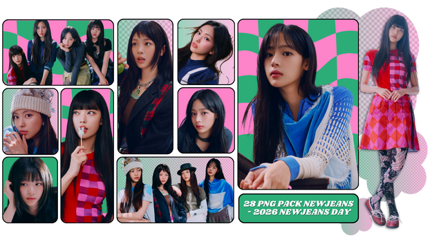PNG PACK NEWJEANS - 2026 NEWJEANS DAY