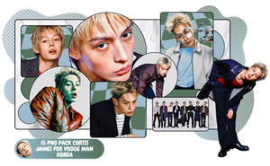 PNG PACK CORTIS JAMES FOR VOGUE MAN KOREA