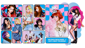 PNG PACK SNSD - I GOT A BOY TEASERS